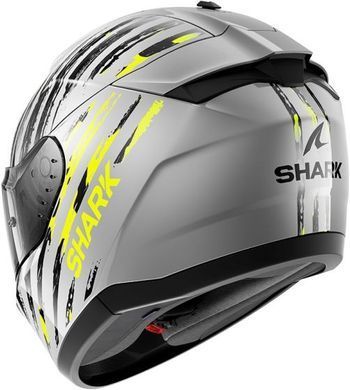 Мотошлем SHARK RIDILL 2 ASSYA silver grey yellow S