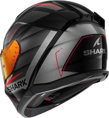 Мотошолом SHARK D-SKWAL 3 SIZLER Black Grey Red M