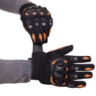 Моторукавички RACING PM-12 Orange M