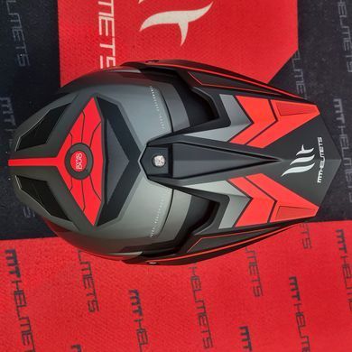 Мотошолом MT SYNCHRONY SV Duo Sport Patrol B5 Matt Red XS
