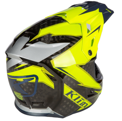Мотошолом KLIM F3 Carbon Off-Road ECE MD Lightning Hi-Vis