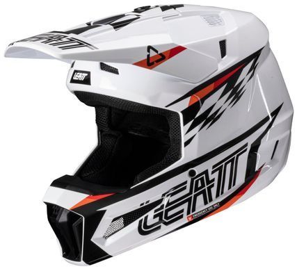 Мотошолом LEATT Moto 3.5 Helmet + Goggle White XS