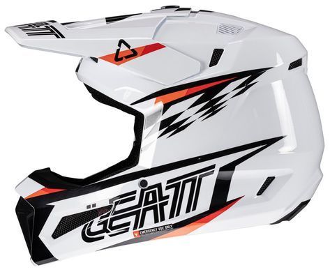 Мотошолом LEATT Moto 3.5 Helmet + Goggle White XS