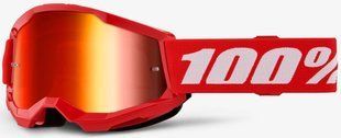 Дитячі окуляри 100% STRATA 2 Youth Red - Mirror Red Lens, Mirror Lens