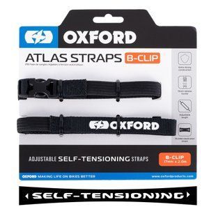 Ремни багажные Oxford Atlas B-Clip 17mm x 2.0M Black (Pair)