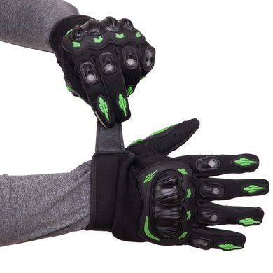 Мотоперчатки RACING PM-12 Green M