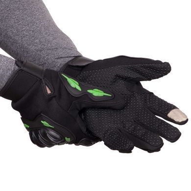 Мотоперчатки RACING PM-12 Green M