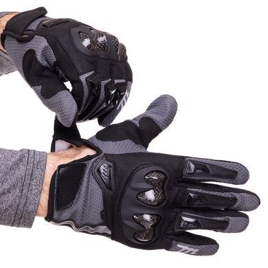 Мотоперчатки Mad Bike MAD66 Grey M