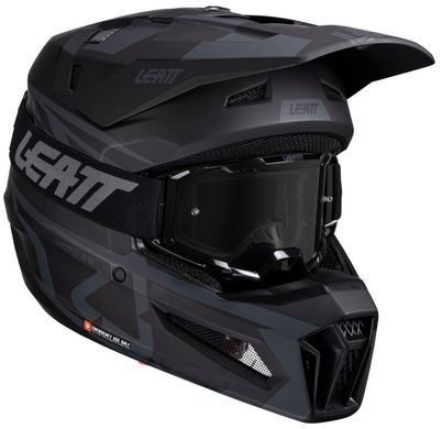 Мотошолом LEATT Moto 3.5 Helmet + Goggle Stealth, S