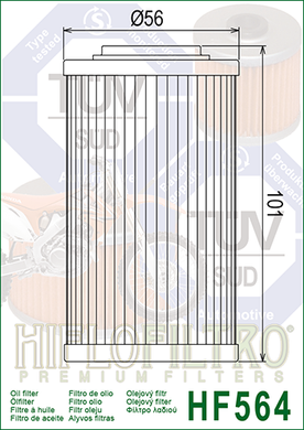 Фильтр масляный HIFLO FILTRO HF564