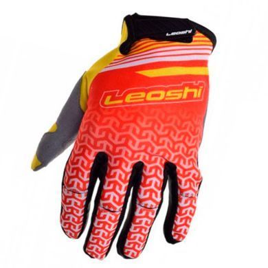 Моторукавички Leoshi MX Red Yellow M