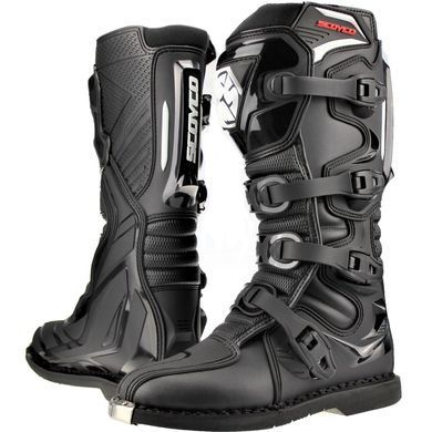 Мотоботинки SCOYCO MBM006 Cross Black 42