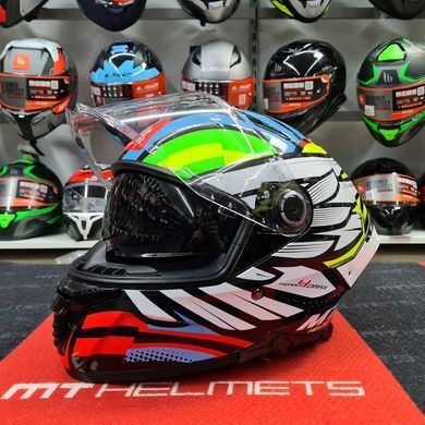 Мотошолом MT THUNDER 4 SV Drax B7 Gloss Blue M