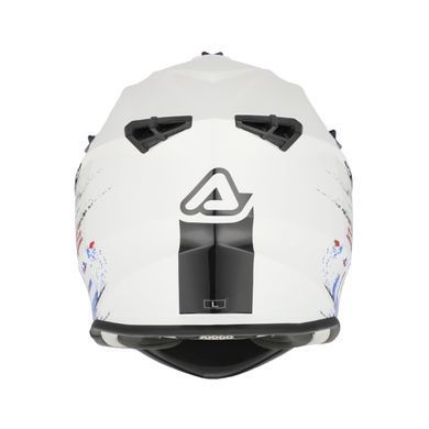 Мотошолом ACERBIS LINEAR 2206 white blue red M, L