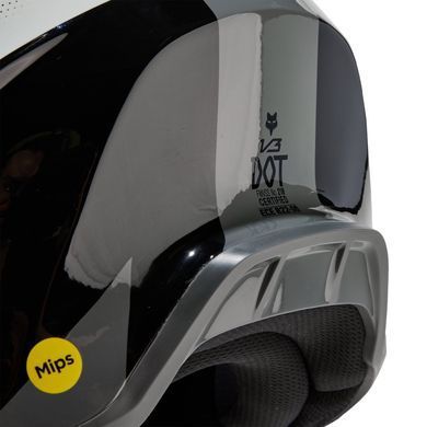 Мотошолом FOX V3 REVISE HELMET Black, XL