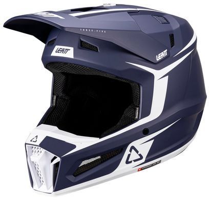 Шолом LEATT Moto 3.5 JR Helmet + Goggle Blue YM
