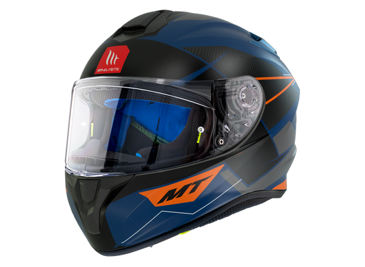 Мотошлем MT TARGO Podium D7 Matt Blue M
