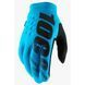 Моторукавички теплі RIDE 100% Brisker Turquoise M