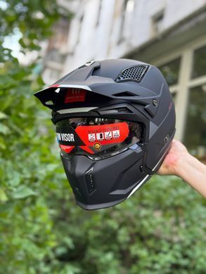 Мотошолом MT STREETFIGHTER SV S Solid A1 Matt Black ECE2206 L