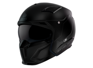 Мотошлем MT STREETFIGHTER SV S Solid A1 Matt Black ECE2206 XS