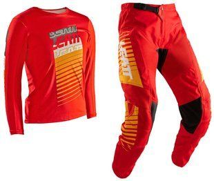 Комплект джерсі штани LEATT Ride Kit 3.5 Junior Red, 24/Medium