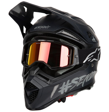 Маска кросова Alpinestars Vision 8 Black -Red
