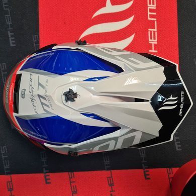Мотошлем MT FALCON THR A7 Gloss Pearl Blue XS