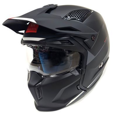 Мотошолом MT STREETFIGHTER SV S Solid A1 Matt Black ECE2206 L