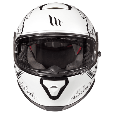 Мотошолом MT THUNDER 3 SV Vlinder Gloss Pearl Black L