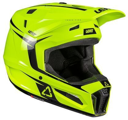 Шолом LEATT Moto 3.5 JR Helmet + Goggle Neon Yellow YM