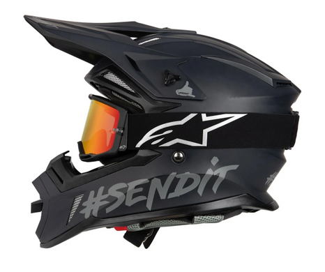 Маска кросова Alpinestars Vision 8 Black -Red