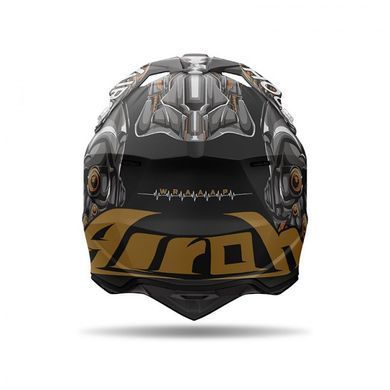 Мотошолом AIROH WRAAAP CYBORG matt M