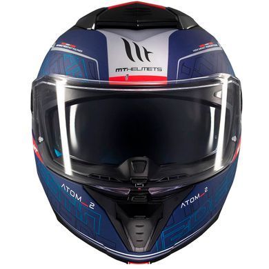Мотошолом MT ATOM 2 SV DESTINY C7 Matt Blue L