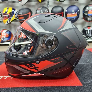 Мотошлем MT Revenge 2 S HATAX B5 Matt Red ECE2206 M