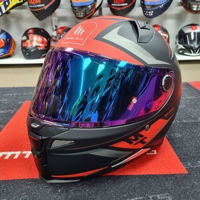 Мотошлем MT Revenge 2 S HATAX B5 Matt Red ECE2206 M