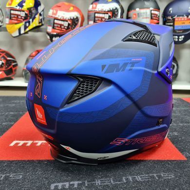 Мотошолом MT STREETFIGHTER SV S Totem C17 Matt Blue ECE2206 L