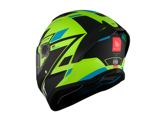 Мотошлем MT STINGER 2 Zivze C3 Matt Yellow XXS