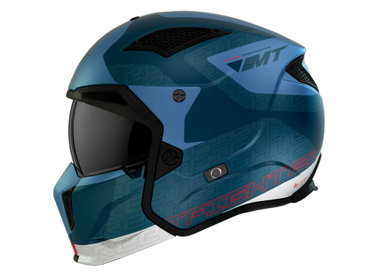 Мотошолом MT STREETFIGHTER SV S Totem C17 Matt Blue ECE2206 L