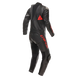 Мотокомбінезон Dainese DEMON SPRINT PERF 1PC LEATHER SUIT BLACK BLACK RED-LAVA 56