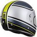 Мотошолом NZI STREET TRACK 4 OUTLINE white yellow matt
