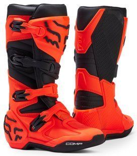 Моточеревики дитячі FOX Comp Youth Boot Flo Orange 8