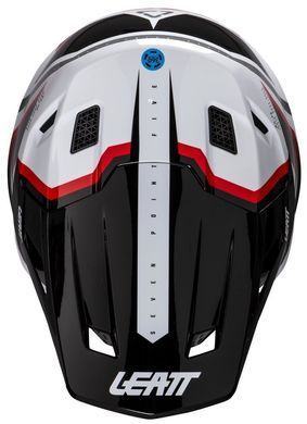 Мотошолом LEATT Moto 7.5 Helmet + Goggle White/Red M