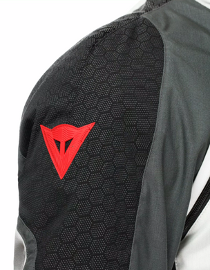 Мотокуртка Dainese SUPER ADVENTURE ABSOLUTESHELL JACKET GLACIER-GREY IRON-GATE RED 54