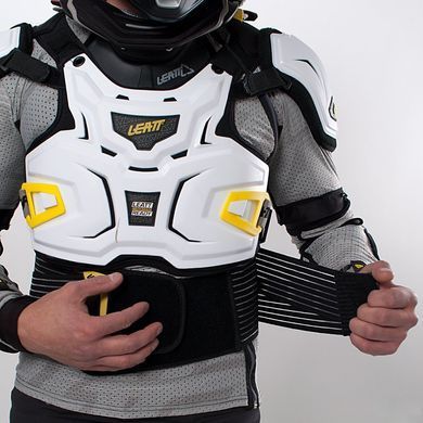 Моточерепаха LEATT Body Protector 5.5 White S-M