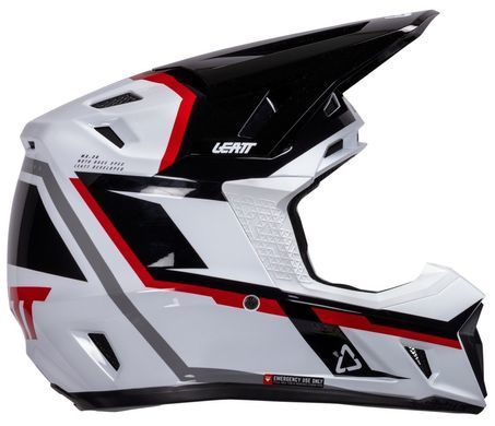 Мотошолом LEATT Moto 7.5 Helmet + Goggle White/Red M