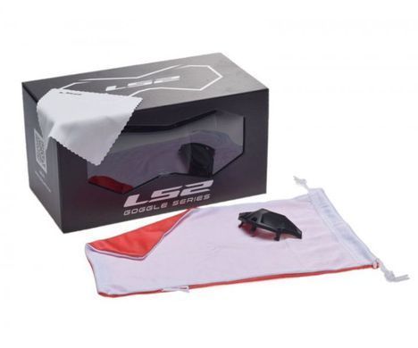 Маска кросова LS2 AURA Black Clear Lens