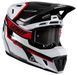 Мотошолом LEATT Moto 7.5 Helmet + Goggle White/Red M