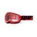 Маска кросова 100% STRATA Goggle II Red - Clear Lens