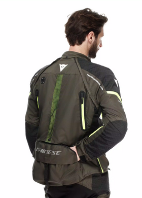 Мотокуртка Dainese SUPER ADVENTURE ABSOLUTESHELL JACKET TARMAC BLACK FLUO YELLOW 56