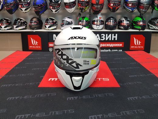 Мотошлем AXXIS GECKO Solid A0 Gloss White L